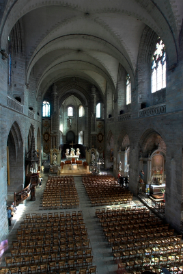 Intérieur de la cathédrale Saint Pierre de Vannes
